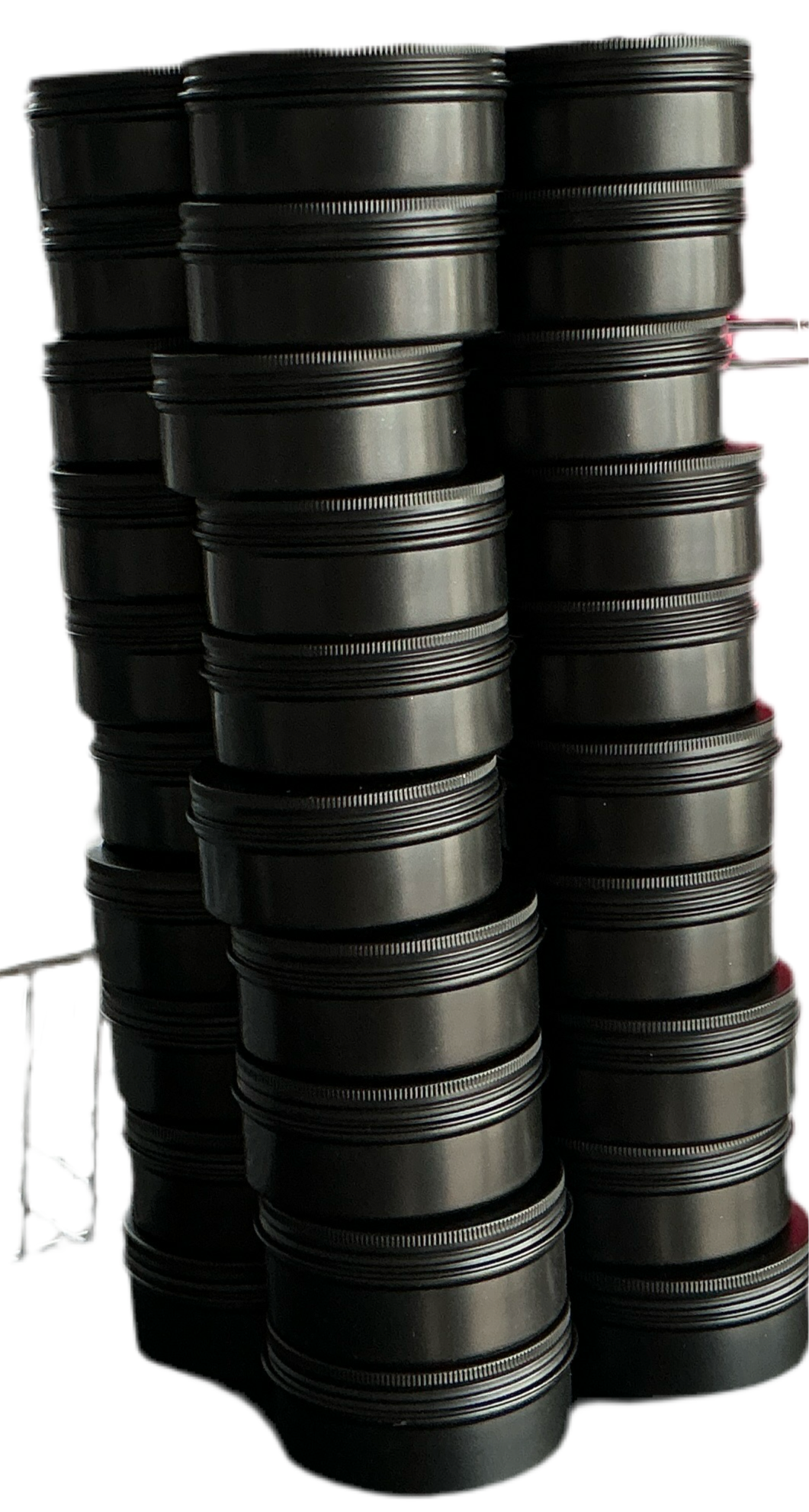Large Black Metal Container