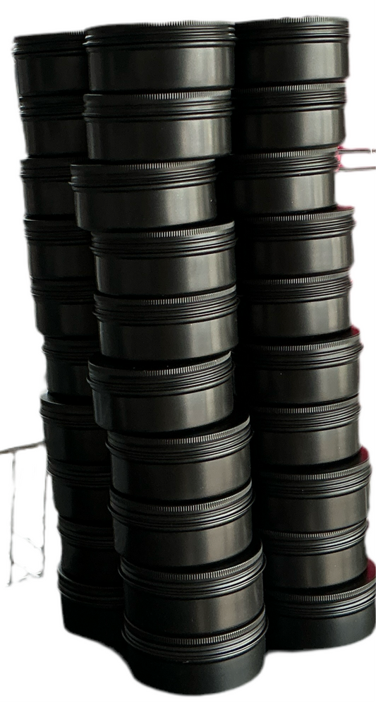 Large Black Metal Container