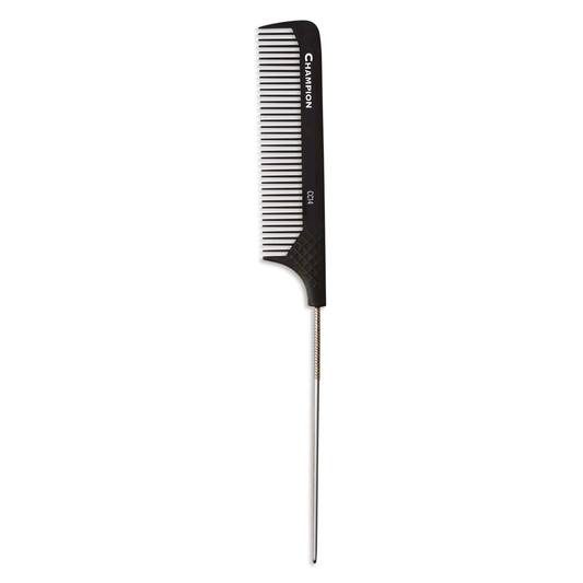 Champion Carbon Pin Tail Comb - 9"