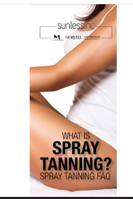 SUNLESS SPRAY TANNING FAQ BROCHURE - PACK OF 25