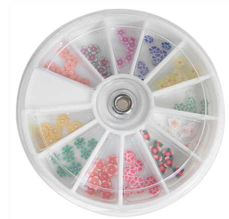 Flower Nail Art Slices