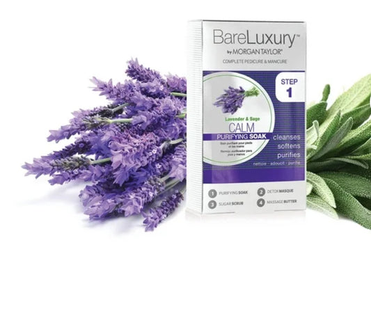 Morgan Taylor Bare Luxury 4 Steps- Lavender & Sage (Box of 48) School
