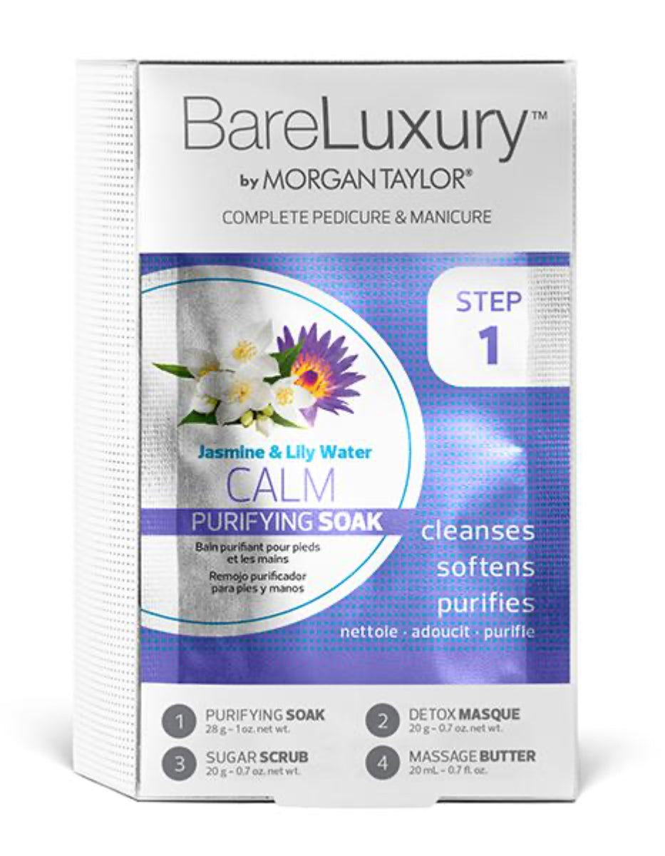 Morgan Taylor Bareluxury 4 steps Jasmine & Lilywater (Box of 48) School