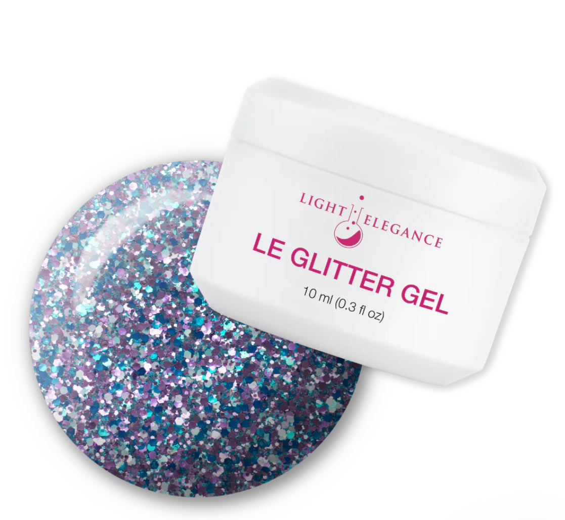 Light elegance glitter gel- Bratty Blue
