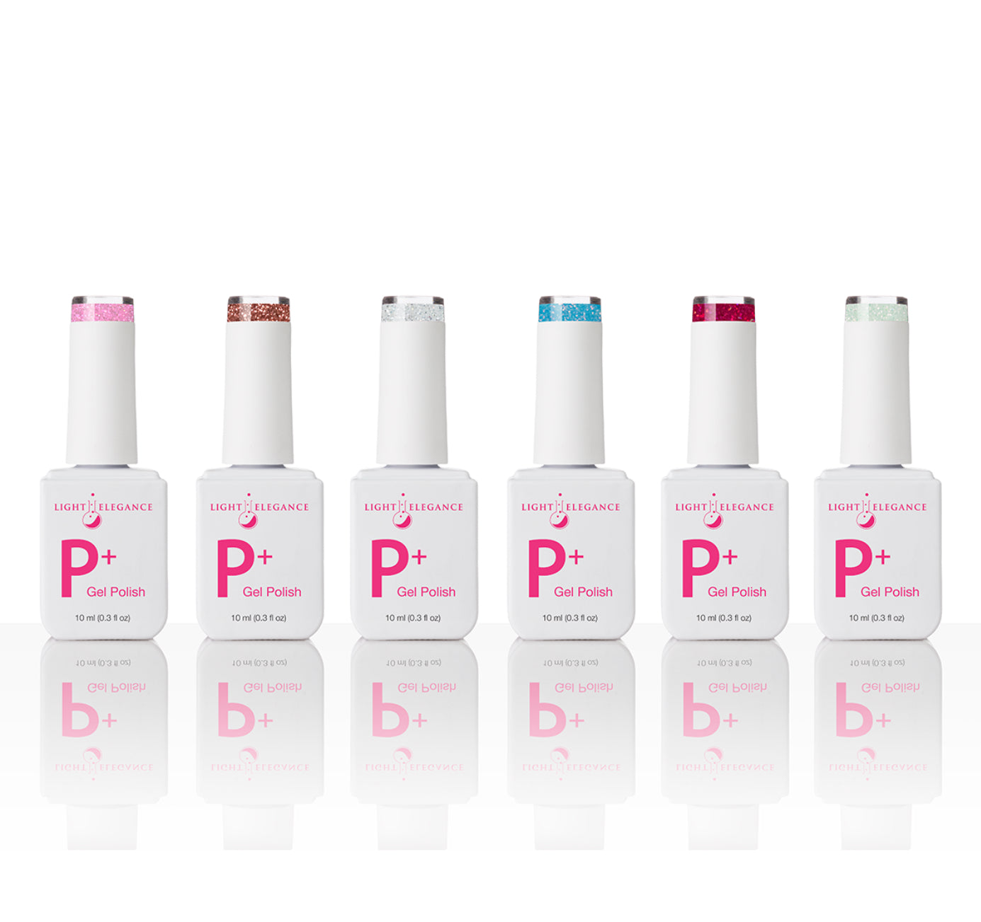 P+ Glitter Gel Polish Pack Spring/ Summer 2025 Girls Night in Collection