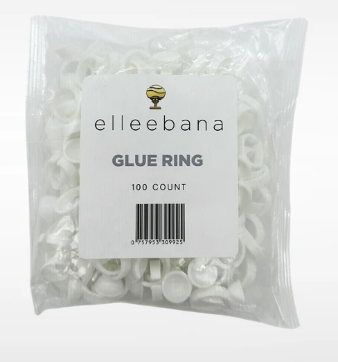 Elleebana Glue Rings - 100 pack