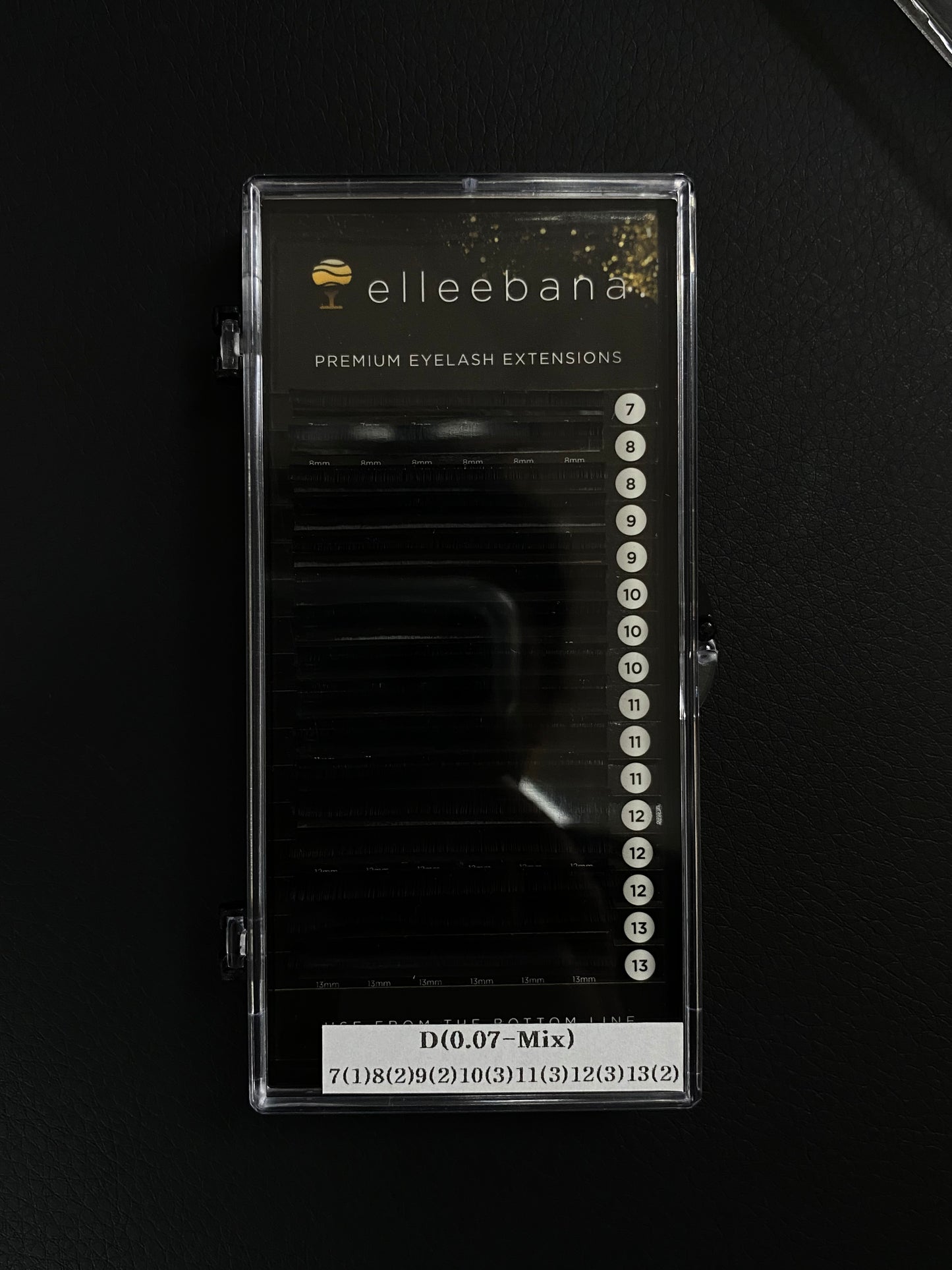 Elleebana Premium Eyelash Extension D (0.07- Mix)