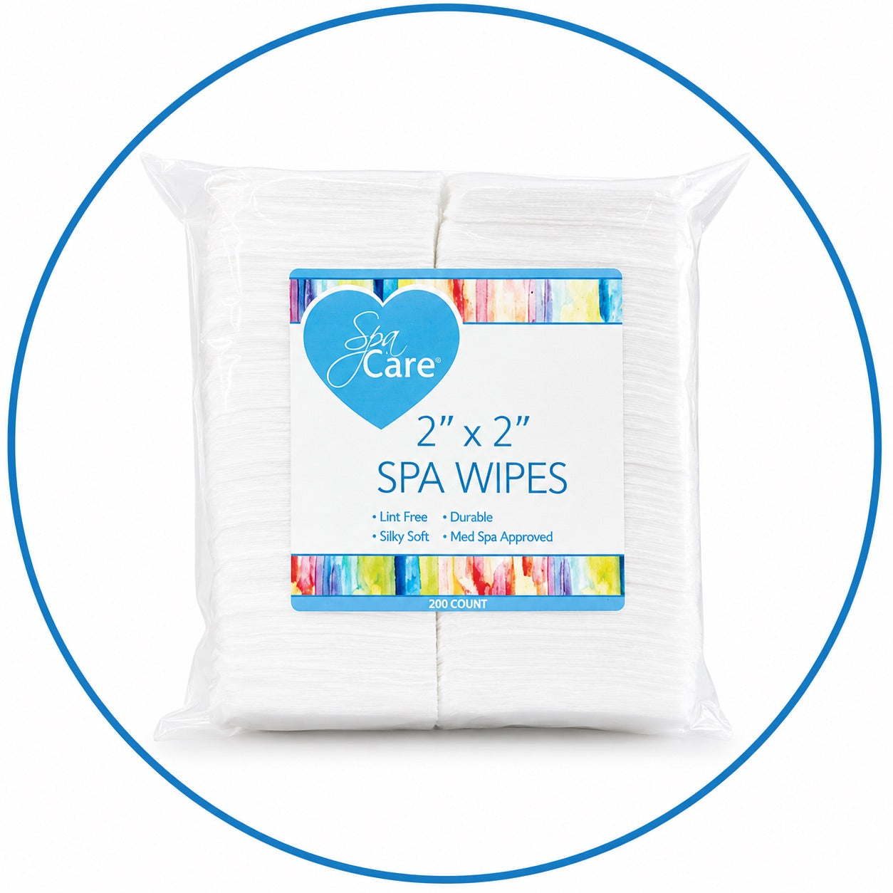 Spa Care 2” x 2” Spa Wipes