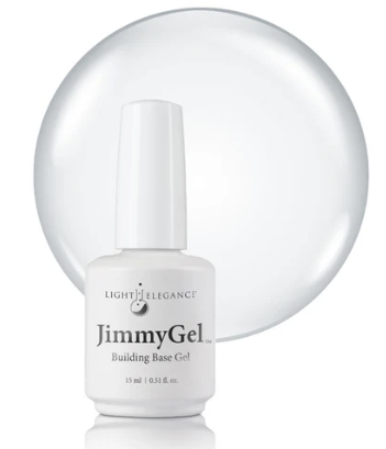 Light Elegance Jimmy Gel Soak Off Building Base Crystal Clear 15ml