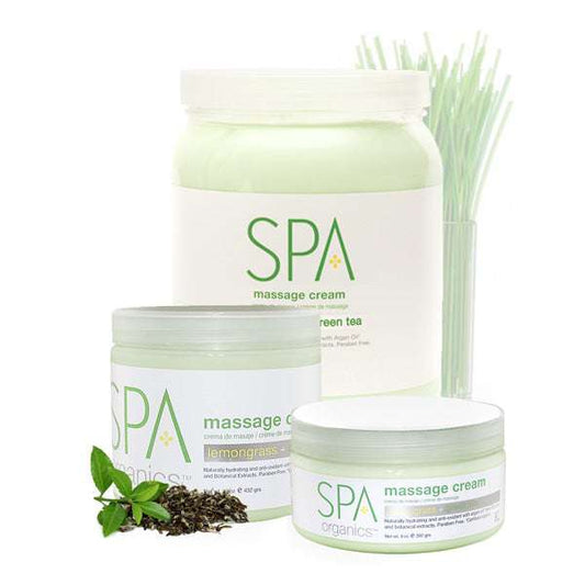 SPA Massage Cream Lemongrass & Green Tea 128oz