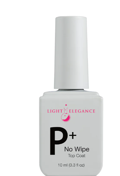 P+ High Shine No Wipe Soak-Off Top Coat 10 ml