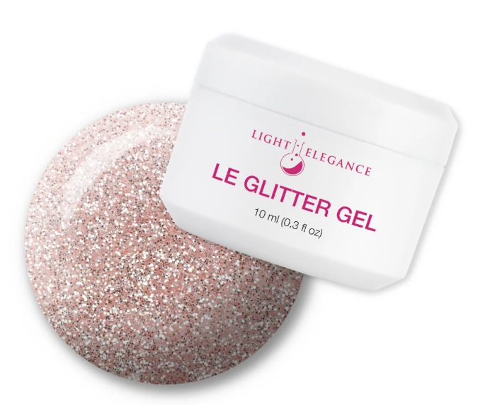 Light elegance glitter gel- Nudie 10ml