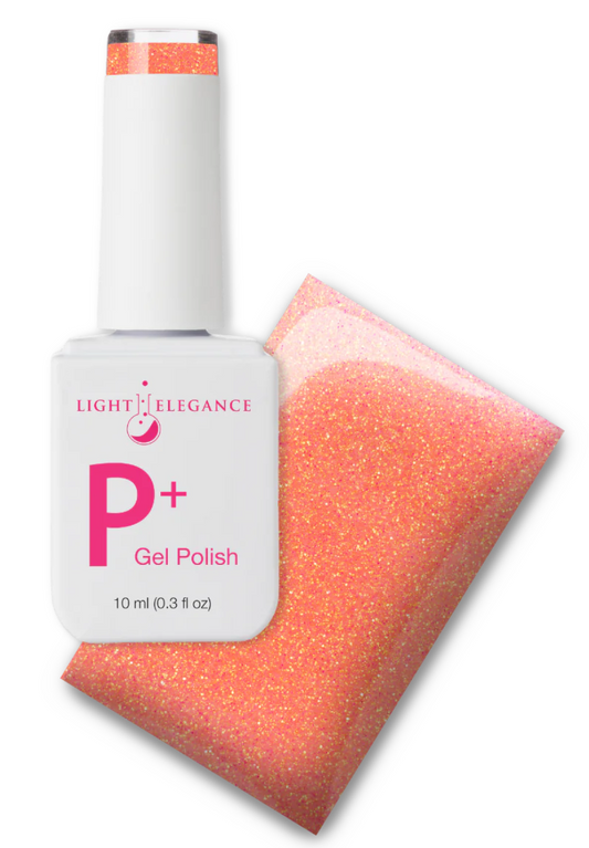 P+ Orange Crush Glitter Polish 10ml