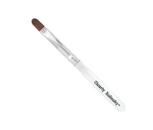 CND Clear Kolinsky Precision Oval Gel Brush