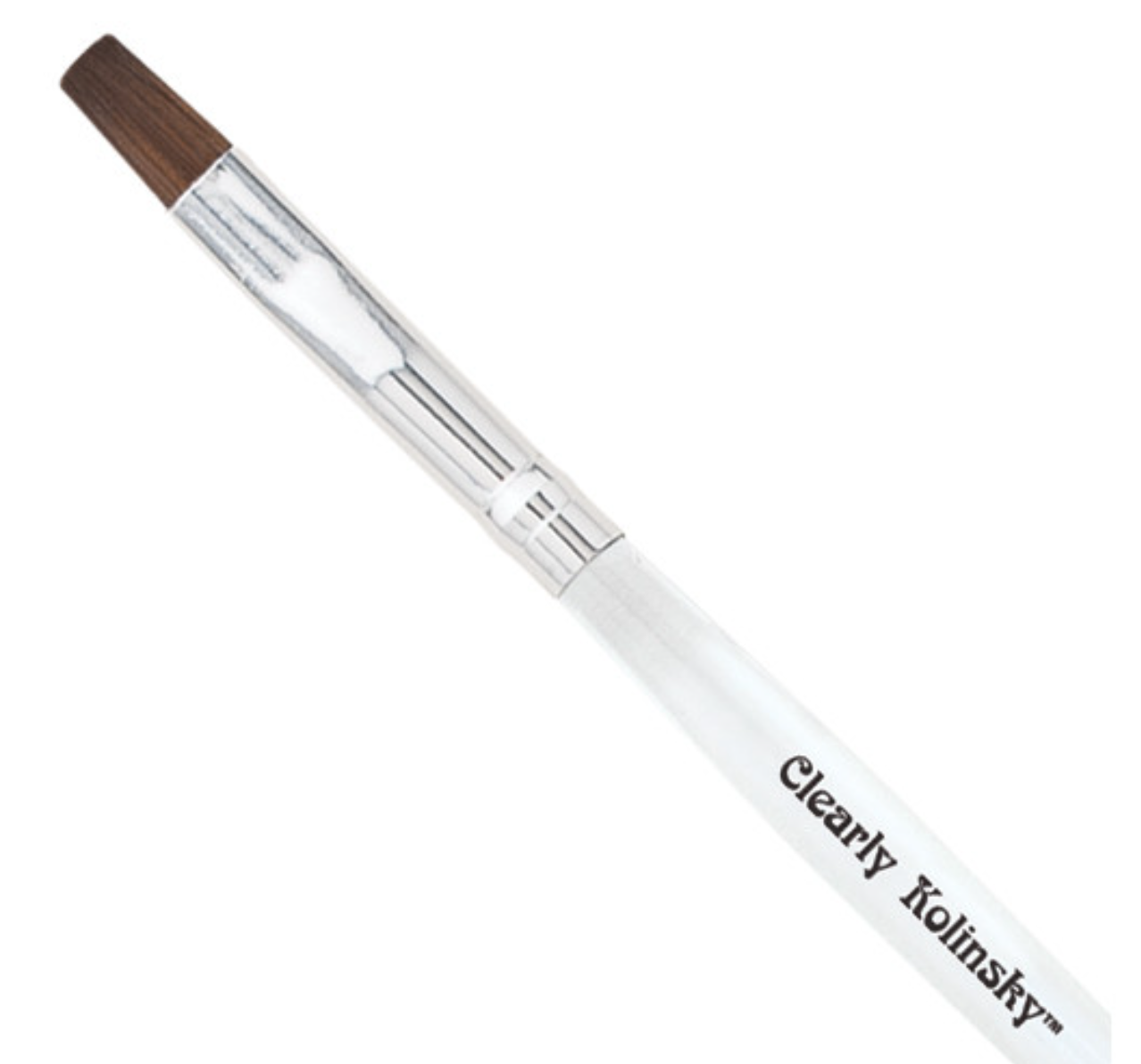 CND Clear Kolinsky Precision Square Gel Brush