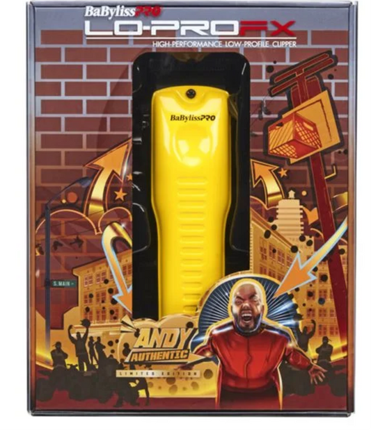 BaBylissPRO LO-PROFX Limited Edition Clipper - Yellow