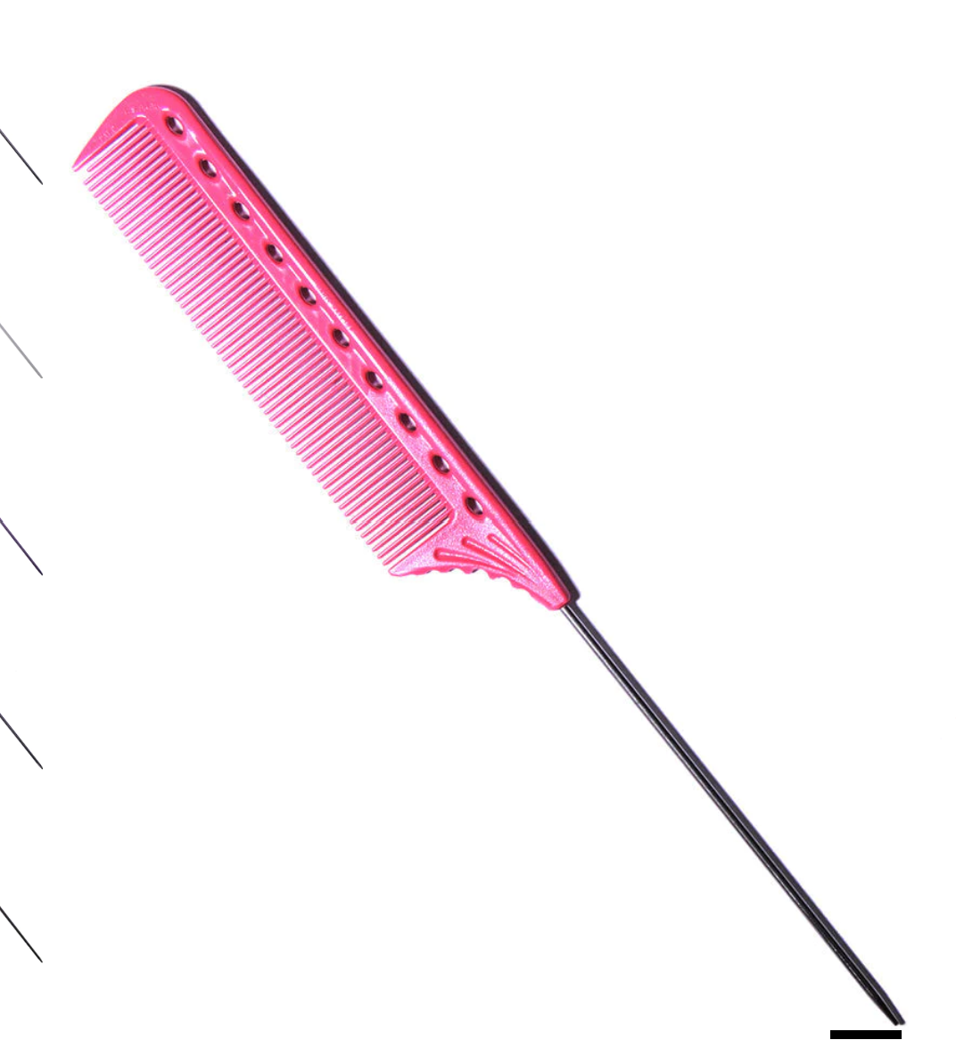 YSP COMB, 102, METAL TAIL, PINK