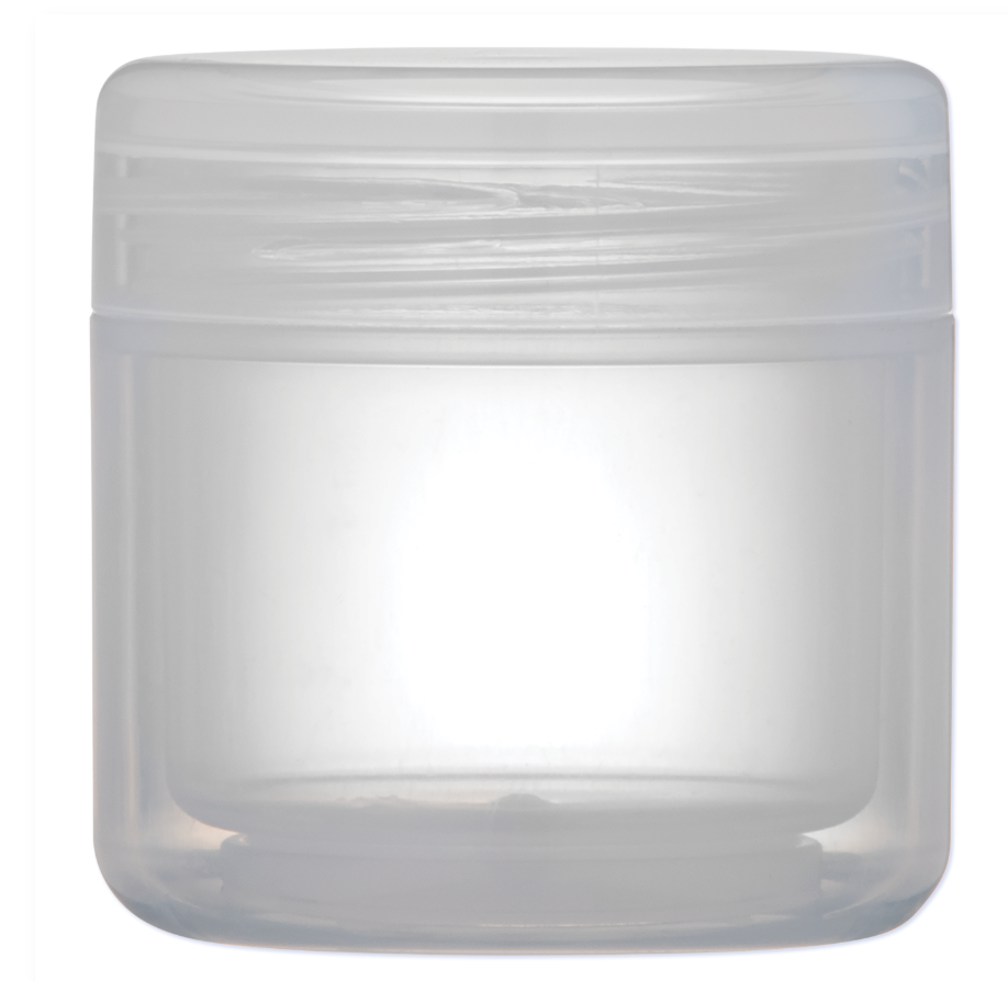 Translucent Double Walled Jar, Medium, 50 mL