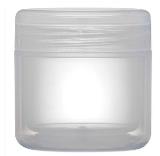 Translucent Double Walled Jar, Medium, 50 mL