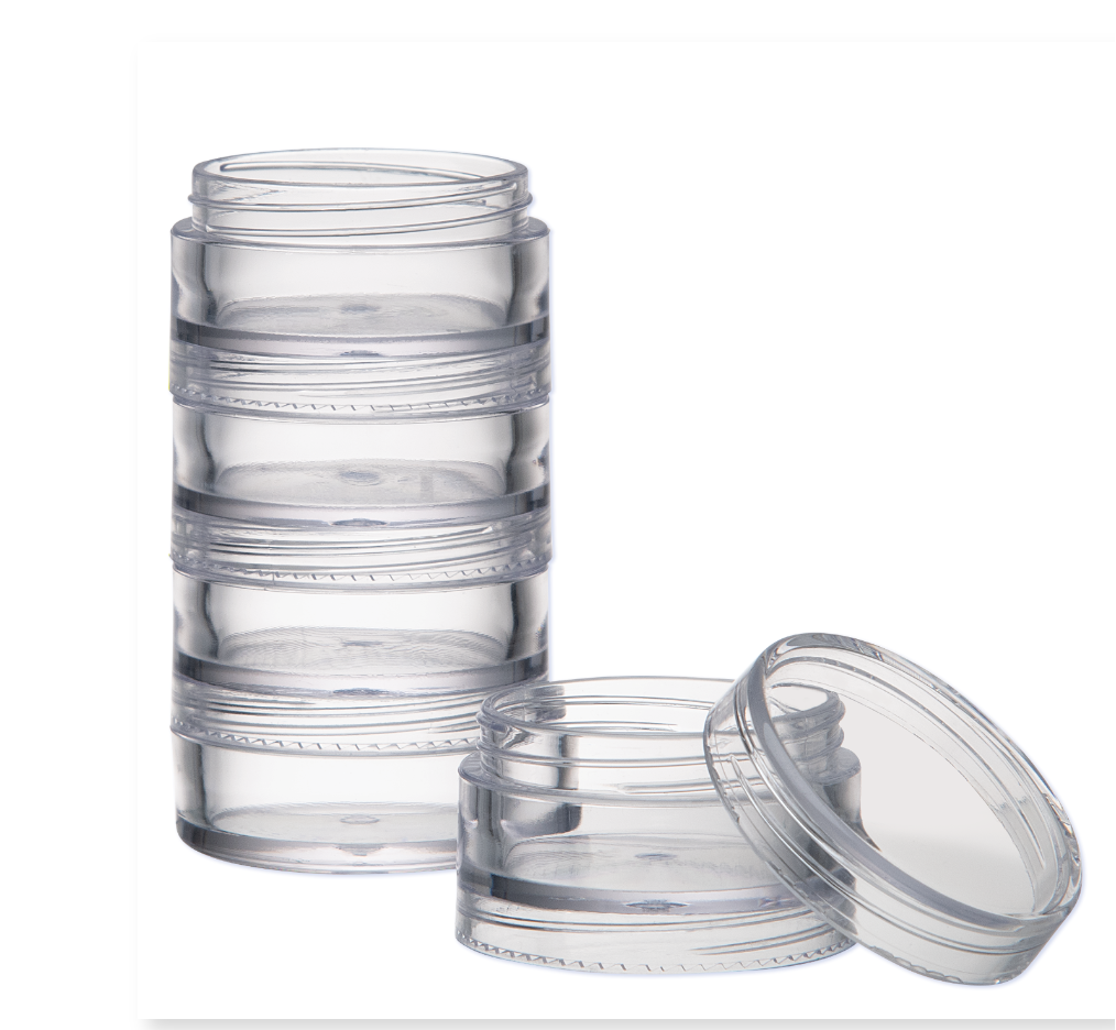 5-Tier Stackable Jar, 3 mL each tier