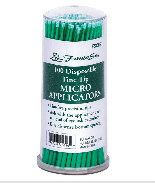 FANTASEA Fine Tip Micro Applicators - 100 in a container