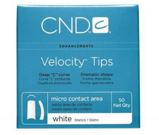 CND Velocity Tips white 100ct