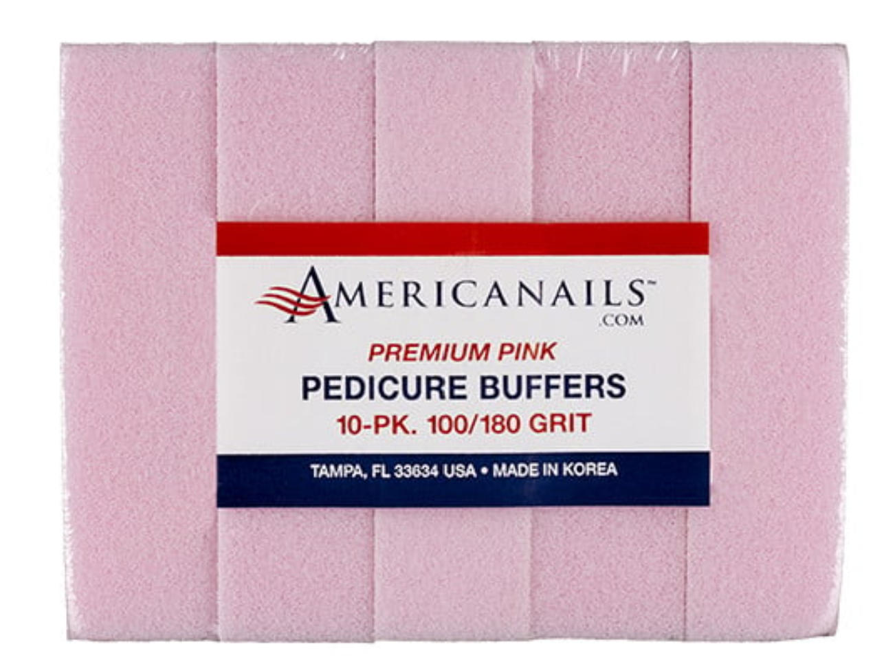 Premium Pink Pedicure Block Buffer Single