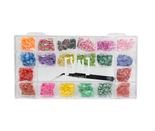 Young Nails Fruit Cocktail Nail Charms Kit