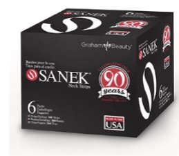 Sanek Neck Strips (60 Count, 12/Box)