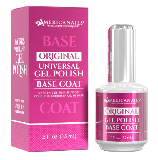 Americanails Universal No-Run Gel Polish original formula  Base Coat Maximum Adhesion 0.5 oz