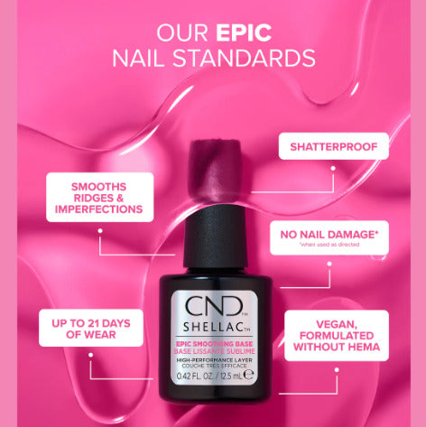 Cnd Shellac Spic Smoothing Base Coat .42oz