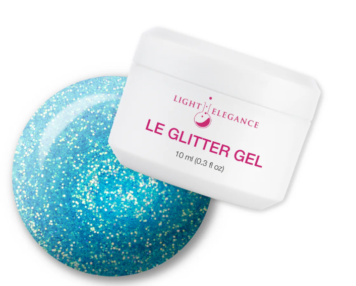 Light elegance glitter gel- Snow Cone 10ml