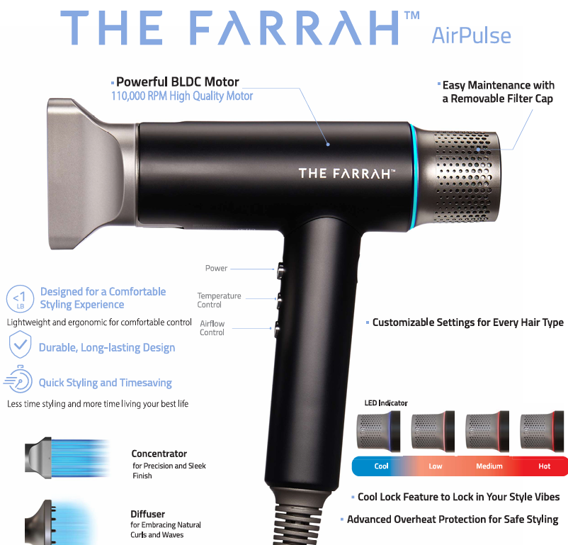 the Farrah blow Dryer