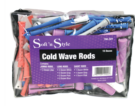 Soft N style Concave Cold Wave Rod Set