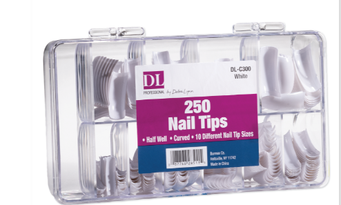 DL Pro Nail Tips Kit - White