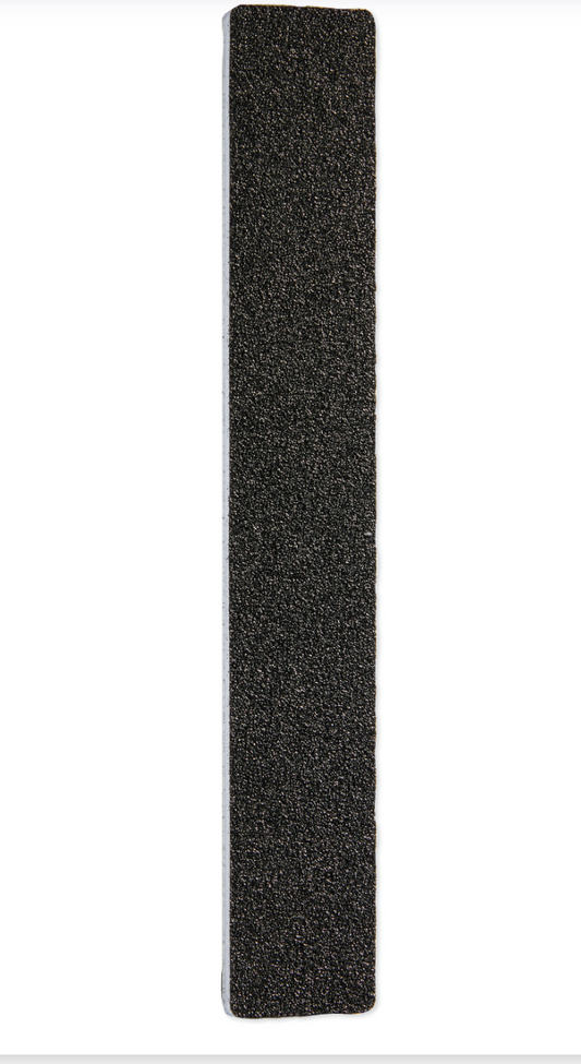 DL PRO Nail File, Black Square Cushion File - 100/180 Grit