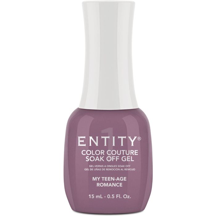 Entity Color Couture Soak-Off Gel My Teen-Age Romance 0.5 fl oz. New