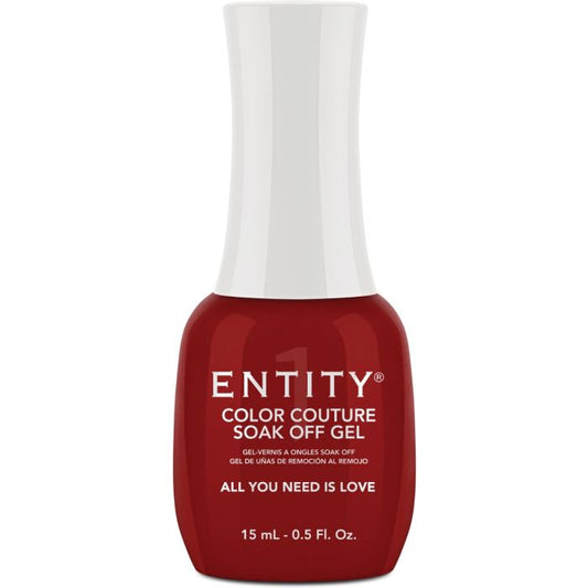 Entity Color Couture Soak-Off Gel All You Need is Love 0.5 fl oz. New