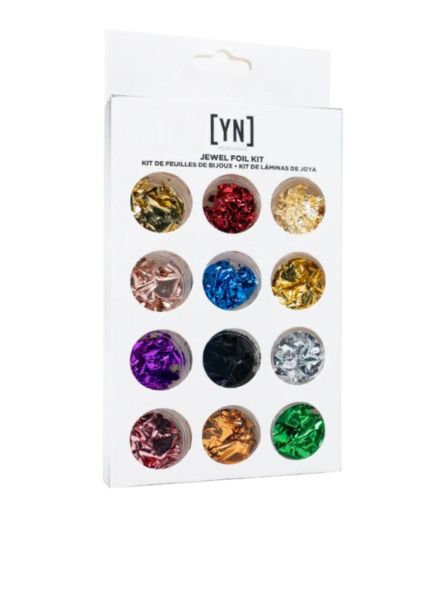 Young Nails 12 PC Jewel Tone Foils Kit