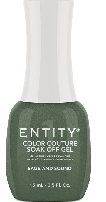 Entity Color Couture Soak-Off Gel Sage and Sound, 0.5 fl oz.