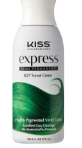 KISS EXPRESS SEMI-PERMANENT HAIR COLOR – FOREST GREEN
