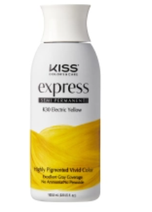 KISS EXPRESS SEMI-PERMANENT HAIR COLOR – ELECTRIC YELLOW