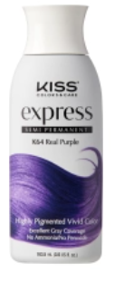 KISS EXPRESS SEMI-PERMANENT HAIR COLOR – REAL PURPLE
