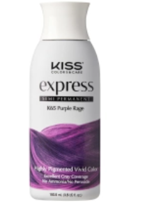 KISS EXPRESS SEMI-PERMANENT HAIR COLOR – PURPLE RAGE