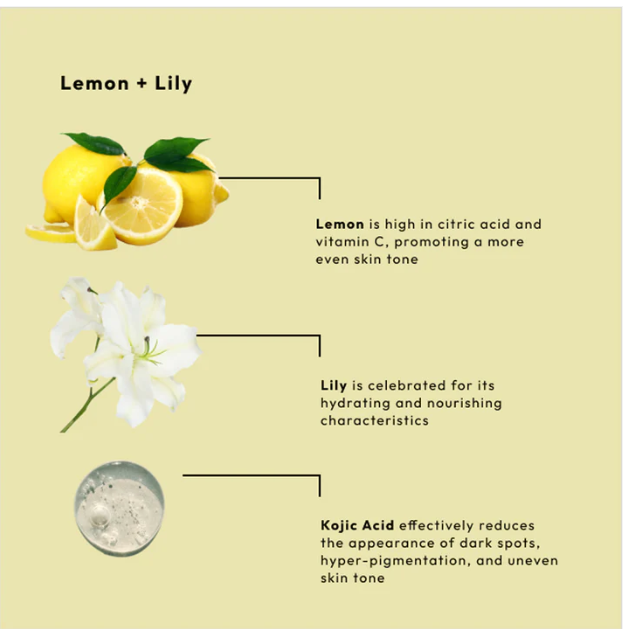 BCL Brightening Lemon + Lily with Kojic Acid Sea Mask 16oz