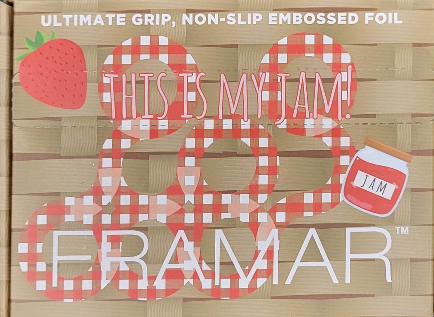 Framar- Embossed Roll Medium Strawberry Shortcake 320ft