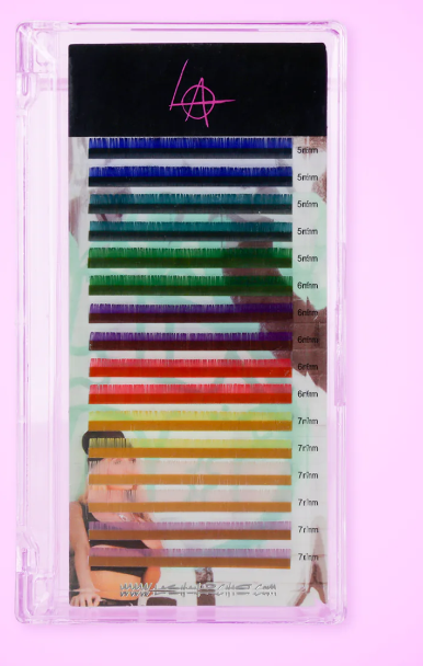 LASH ANARCHIST - COLORED (RAINBOW) - C CURL 0.07/10mm