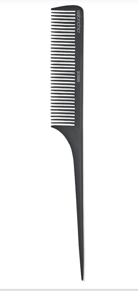 SALONCHIC Carbon Rat Tail Comb - 9"