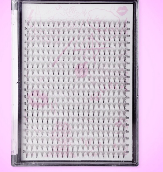 LASH ANARCHIST - MEGA PREMADE FANS - D CURL snatched 10D 8-14MM