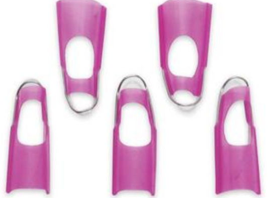 Nail Forms, Plastic, Reusable 5 pieces